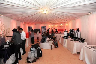 2011 BET Awards Celebrity Gift Suite - The Celebrity Gift Suite was open for business Friday and Saturday at the Shrine Auditorium as BET Awards performers, presenters and attendees loaded up on the hottest free merchandise.&nbsp;(Photo by Earl Gibson/PictureGroup)