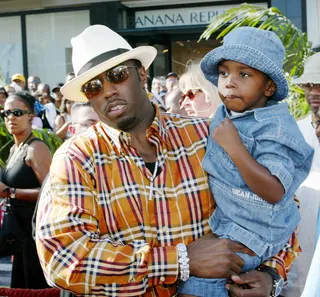 Little Diddy - Diddy's son stole the spotlight on the 2002 BET Awards red carpet&nbsp;wearing denim from head to toe. His Daddy kept it simple in a plaid shirt, cream fedora and jeans.&nbsp;(Photo: Kevin Winter/ImageDirect)
