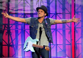 What Happens In Vegas June 16, 2011 - After a highly successful first year, Bruno Mars showed that he's an artist with staying power. On June 16, he performed during the Hooligans in Wondaland tour at The Pearl concert theater at the Palms Casino Resort in Las Vegas.&nbsp;(Photo: Ethan Miller/Getty Images)