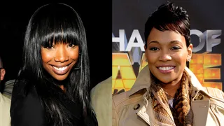 Brandy vs. Monica - During the mid-1990s, R&amp;B stars Brandy &amp; Monica were vying for the attention of the same fan base. Their relationship was very icy in public until they came together in 1998 for the smash hit “The Boy Is Mine.”(Photos: Frank Micelotta/PictureGroup; Kristian Dowling/PictureGroup)