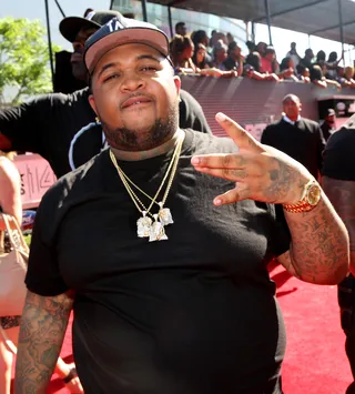 "My Hitta" - Produced by DJ Mustard - (YG, f/ Jeezy &amp; Rich Homie Quan) - Undeniably catchy, DJ Mustard's production of "My Hitta" for YG not only gave the Compton MC a No. 1 record, but it also paved the way for a great album, My Krazy Life.(Photo: Johnny Nunez/BET/Getty Images for BET)