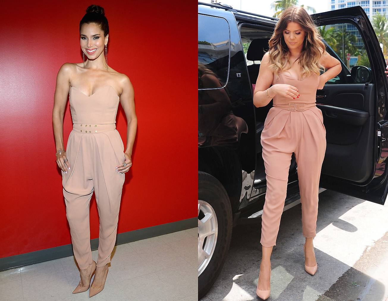 Roselyn Sanchez and Khloe - Image 3 from Celebrity Fashion Faceoff: Beyoncé  vs. Rihanna | BET