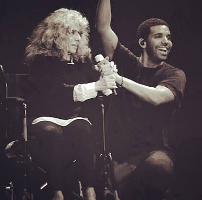Drake, @champagnepapi - Among the many guests at&nbsp;Drake's acclaimed 2014 OVO Fest in Toronto, the most surprising was when he brought out the woman who made Aubrey the ladies man that he is, his mom.  (Photo: Drake via Instagram)