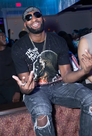 Party Hard - Detroit Pistons star&nbsp;Andre Drummond celebrated his 23rd birthday with Hennessy V.S at the Summer Reign Leo celebration at Novi Park in Detroit. (Photo: Hennessy via PMG Media Group)