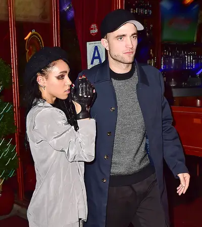 The New Boos - The couple everyone is buzzing about, Twilight star&nbsp;Robert Pattinson, and his new girlfriend, British singer&nbsp;FKA Twigs, at the after-party for her concert in NYC, where she performed songs off her debut, LP1. (Photo: XactpiX/Splash News)