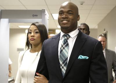 NFLPA Asks for Adrian Peterson's Reinstatement - After reaching a plea deal in his child-abuse case last week,&nbsp;Adrian Peterson&nbsp;wants to get back onto the field and rejoin his&nbsp;Minnesota Vikings&nbsp;as soon as possible. The NFL?s Players Association believes the running back deserves that right. On Friday, the NFLPA sent a letter to the league, asking for an immediate reinstatement of Peterson and for the star rusher to be removed from the commissioner?s exempt list,&nbsp;ESPN&nbsp;is reporting. The initial agreement between Peterson and the NFL was that he would be removed from the list as soon as a legal resolution was reached, which it was last week. The Vikings are scheduled to visit the&nbsp;Chicago Bears&nbsp;on Sunday.&nbsp;(Photo: AP Photo/Pat Sullivan)&nbsp;(Photo: AP Photo/Pat Sullivan)