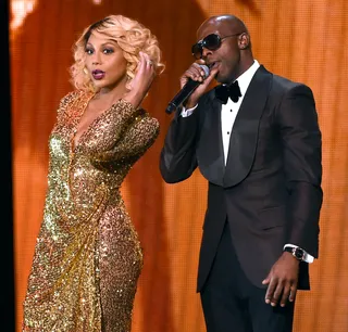 Joe and Tamar Braxton - R&amp;B's Joe gets busy with Tamar Braxton on stage with a very sweet ballad. (Photo: Ethan Miller/BET/Getty Images for BET)