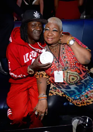 Flavor Flav and Luenell - (Photo: Bryan Steffy/BET/Getty Images for BET)