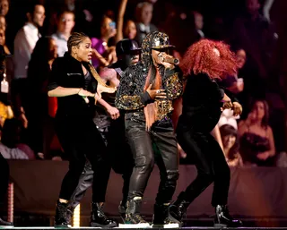 Oh What a Night!   - Missy Elliot rounds out the “Ladies Night” reunion. (Photo: Ethan Miller/BET/Getty Images for BET)