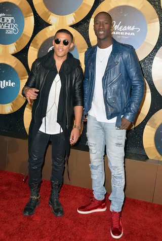 Nico and Vinz  - Recording artists Nicola 'Nico' Sereba and Vincent 'Vinz' Dery of Nico &amp; Vinz are internationally fly. (Photo: Earl Gibson/BET/Getty Images for BET)