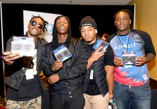 We Are Toonz - We Are Toonz pose with Jam Bluetooth speakers.&nbsp;(Photo: Bryan Steffy/BET/Getty Images for BET)