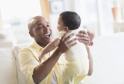 Dear Fathers: Speak More to Your Babies - Most fathers don?t engage enough with their babies one-on-one because they leave that mostly to the moms, says a recent study. Babies responded to mom?s language 70 percent of the time, compared to a mere 6 percent of the fathers. But researchers emphasize that daddies are important when it comes to their infant?s language development, USA Today reported.&nbsp;&nbsp;(Photo: JGI/Tom Grill/Blend Images/Corbis)