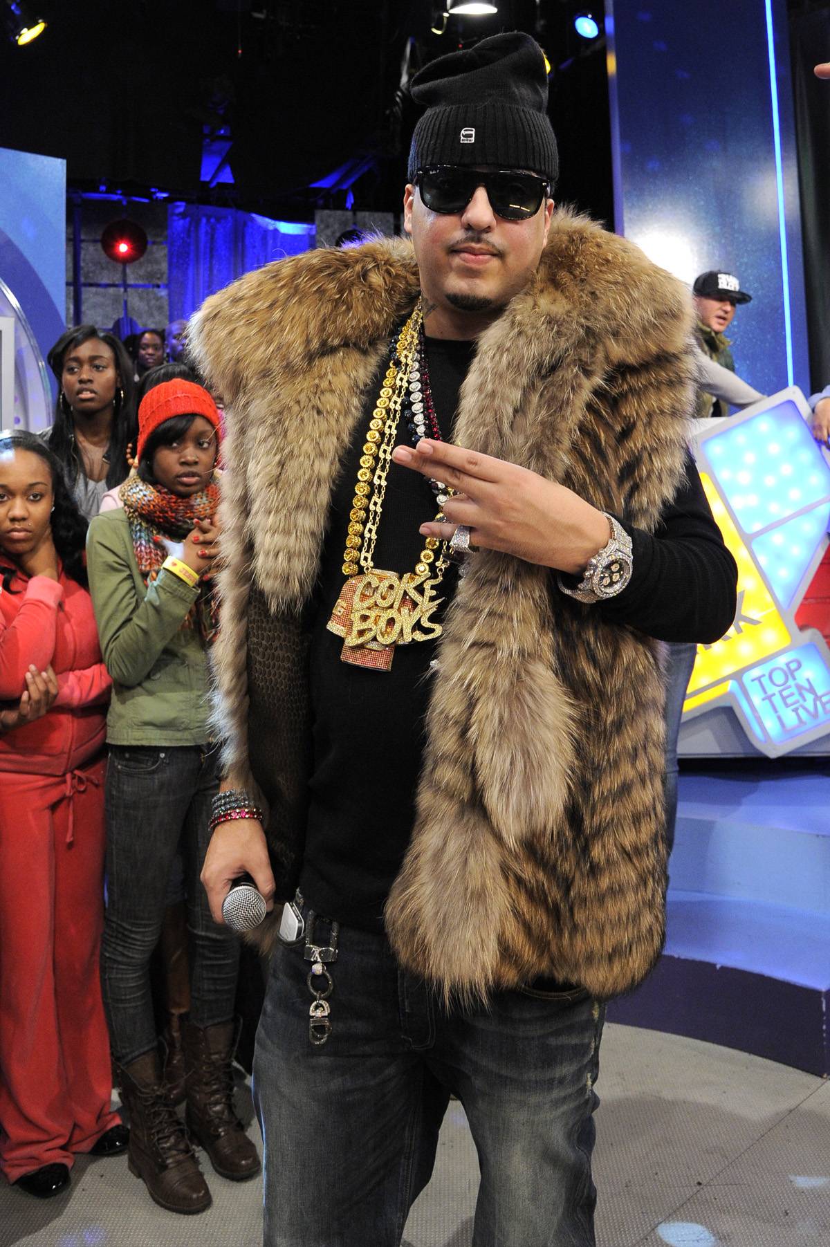 French montana deals fur coat