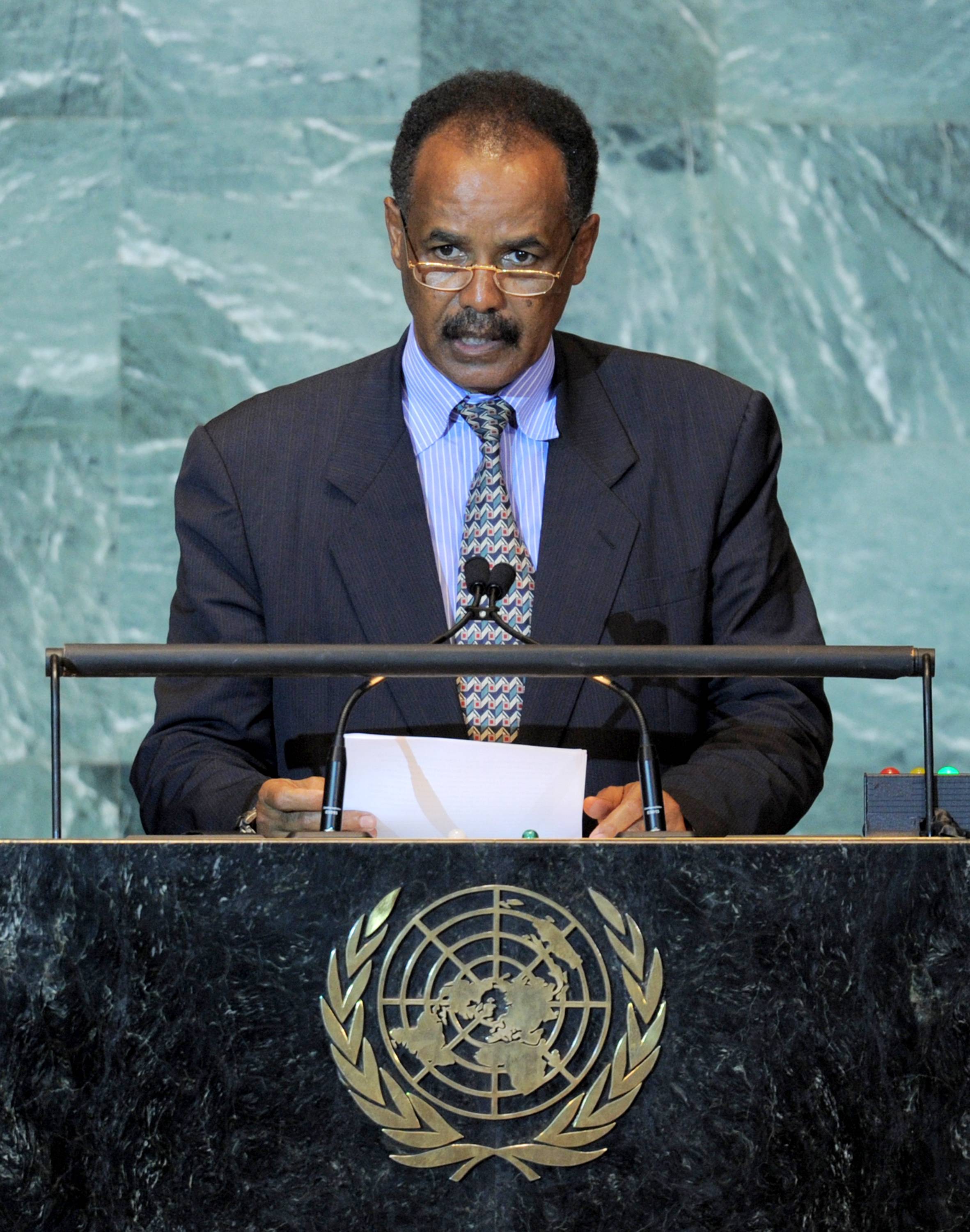 Eritrea Slapped With More Sanctions - The U.N. Security Council hit the African nation of Eritrea with additional sanctions for continuing to provide support to armed groups seeking to destabilize Somalia and other parts of the Horn of Africa.\r(Photo credit: STAN HONDA/AFP/Getty Images)