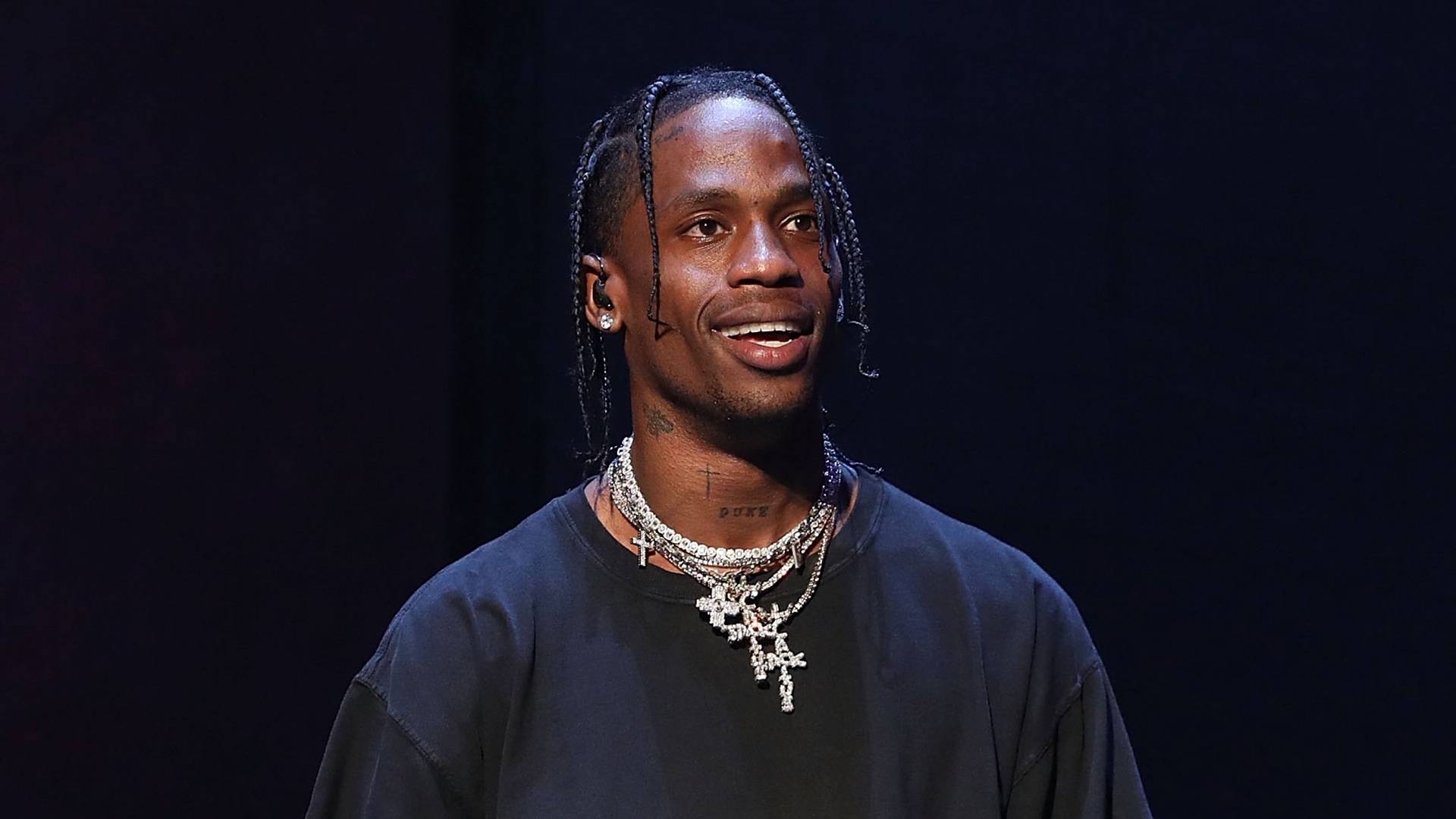 Travis Scott on BET Buzz 2020.