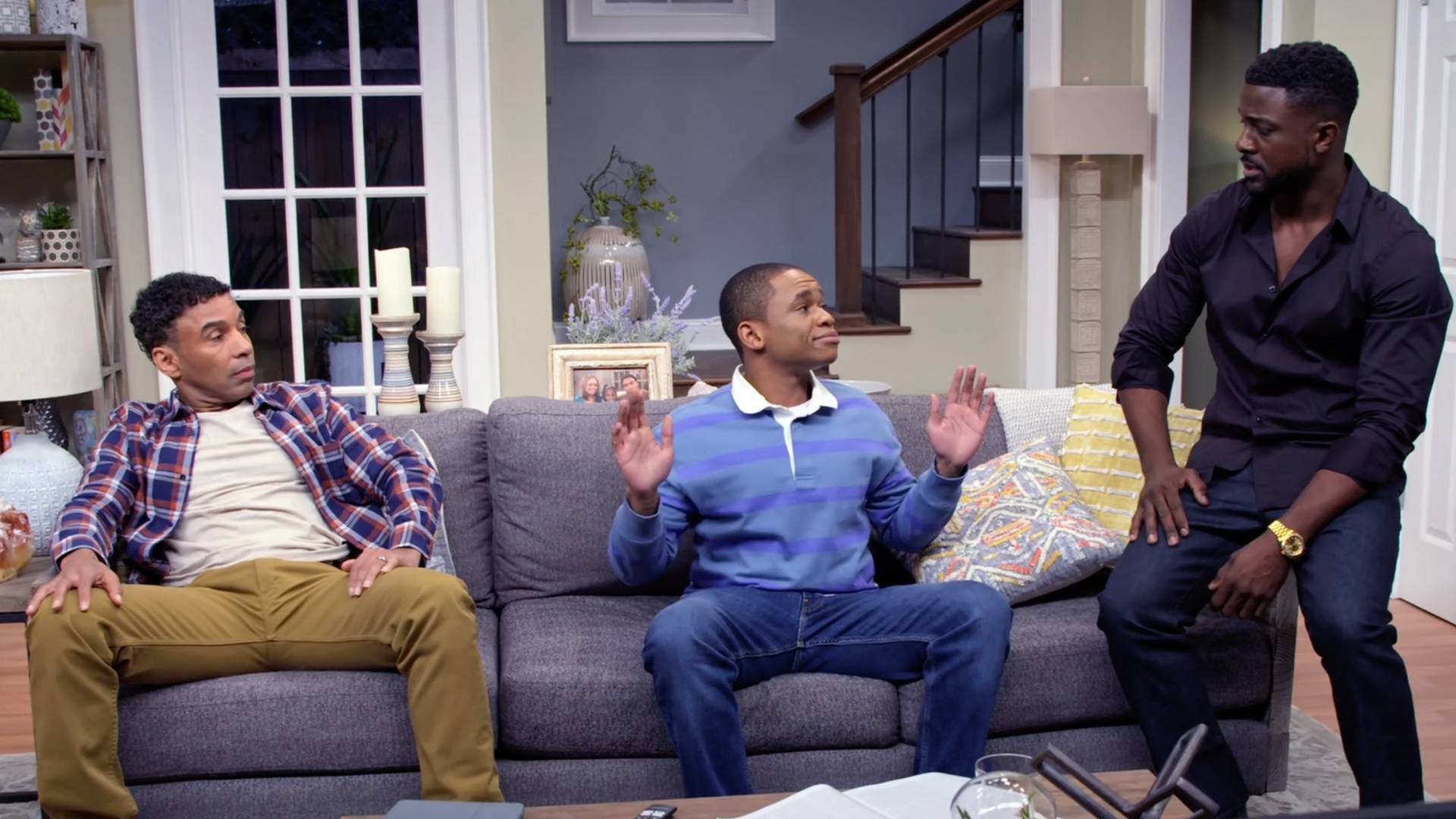 C.J, Malik, and Calvin on Tyler Perry's House of Payne on BET 2020.