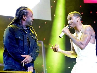 Guest Spots - Ty Dolla $ign was the first surprise guests&nbsp;Trey Songz lined up for the night.&nbsp; (Photo: Earl Gibson/BET/Getty Images for BET)