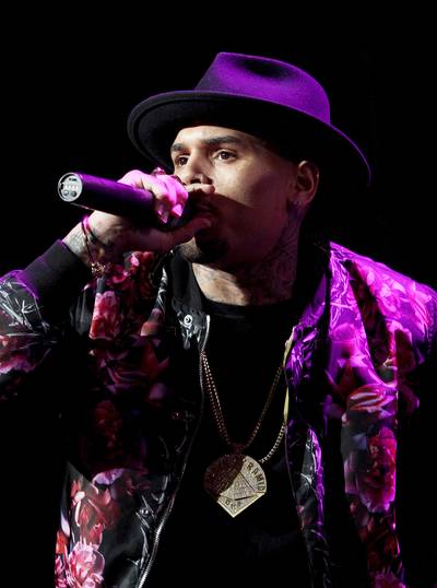 Just Like Old Times - It didn't take long for Chris Brown&nbsp;to grab the audience. Getting back on stage is just like riding a bike for the &quot;Loyal&quot; singer. &nbsp;(Photo: Maury Phillips/BET/Getty Images for BET)