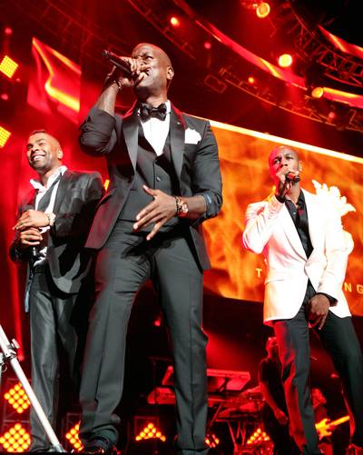 Grown and Sexy - These guys have really hit on a special music chemistry, it's no wonder their Three Kings debut was so well received.(Photo: Maury Phillips/BET/Getty Images for BET)