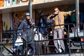 Dead Prez - An instrumental version of their song "Hip Hop" was used as the opening for Dave Chapelle's show on Comedy Central, but their skills aren't a joke. We're curious to see how their real, raw and relevant rap style will make us all bop during the Hip Hop Awards.(Photo: Josh Brasted/Getty Images)&nbsp;