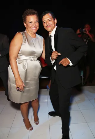 CEO Debra Lee and El DeBarge - BET Networks CEO Debra Lee and legendary singer El DeBarge posed for a picture at the post reception.