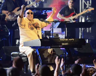 The Legend - Stevie Wonder reminds us why he’s an icon during his effortless performance of “Burn Rubber on Me” for the Charlie Wilson tribute.&nbsp;(Photo: Jason Merritt/Getty Images for BET)