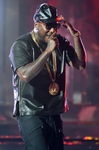 Georgia's Finest - Young Jeezy gives the people “R.I.P.” and makes Atlanta proud.&nbsp;(Photo: Mark Davis/Getty Images for BET)