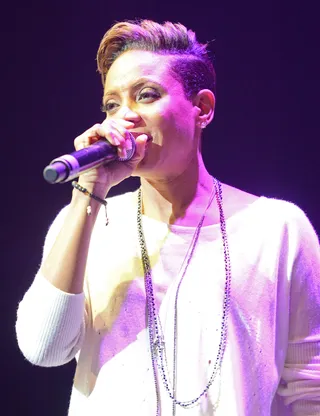 LYTE AS A ROCK - MC Lyte is still nice with the mic. Lyte was among the performers at the Roots &amp; Friends concert at Club Nokia.(Photo: Earl Gibson III/Getty Images for BET)