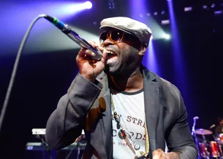 RHYME SCHEMES - Black Thought spit lyrical fury at the Roots &amp; Friends concert.(Photo: Earl Gibson III/Getty Images for BET)