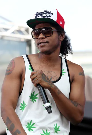 Soul for Real - Ab-Soul hypes up his home state before heading across the street to check out his fellow TDE MC Kendrick Lamar at the Staples Center(Photo: James W. Lemke/Getty Images for BET)