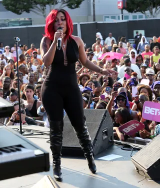 Steppin' Out - K. Michelle commands the stage as she delivers an epic closing set.(Photo: James W. Lemke/Getty Images for BET)