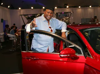 Ready to Roll With George Wallace - Comedian George Wallace looks ready to hop in and give that Ford Fusion a ride of a lifetime! (Photo: &nbsp;Maury Phillips/BET/Getty Images for BET)