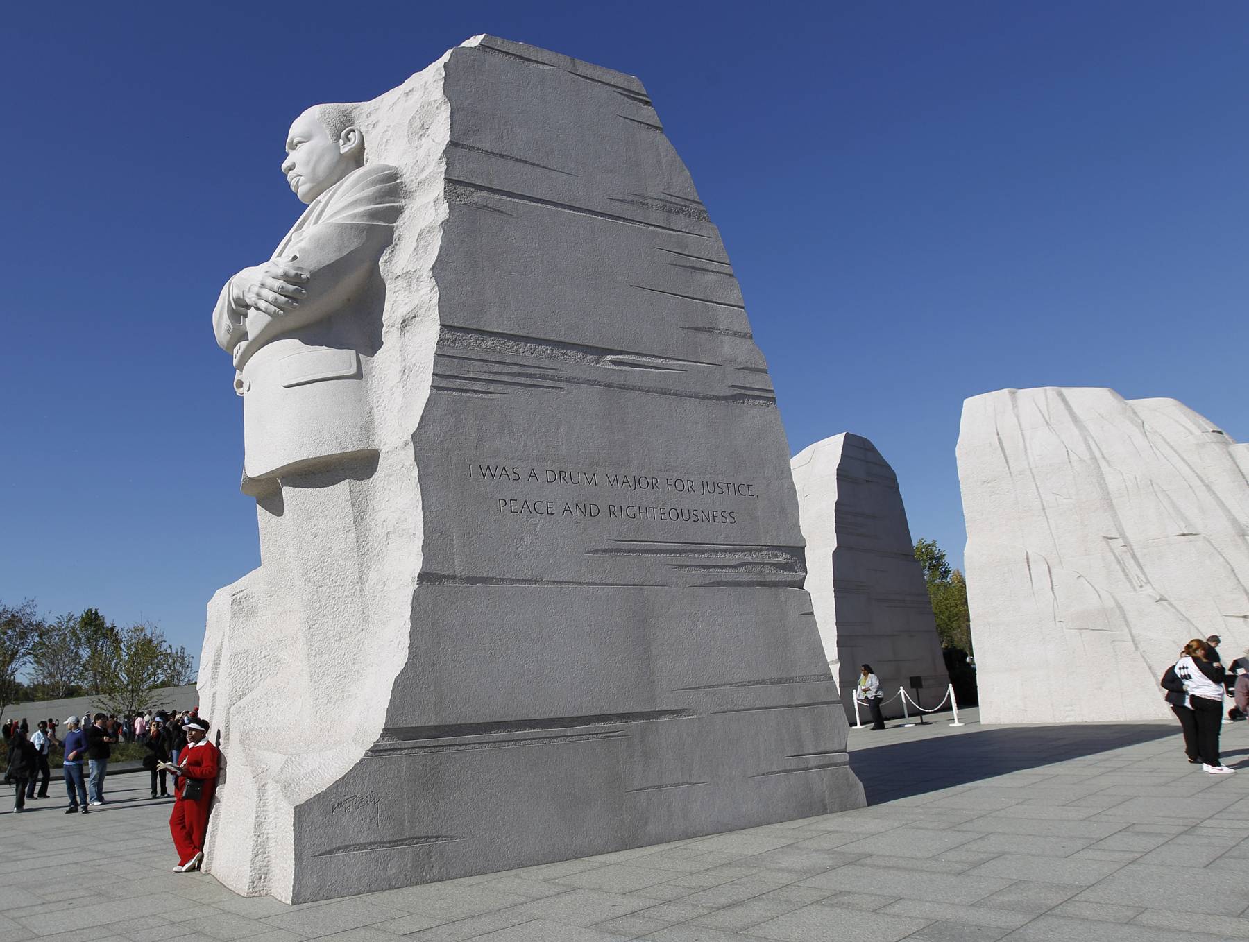 MLK Memorial Will Be Corrected - As announced last week, the incorrect inscription on the Martin Luther King Jr. Memorial on the National Mall will be corrected. Interior Department Secretary Ken Salazar has given the National Park Service a 30-day deadline to correct the quotation.(Photo: AP Photo/Jose Luis Magana)