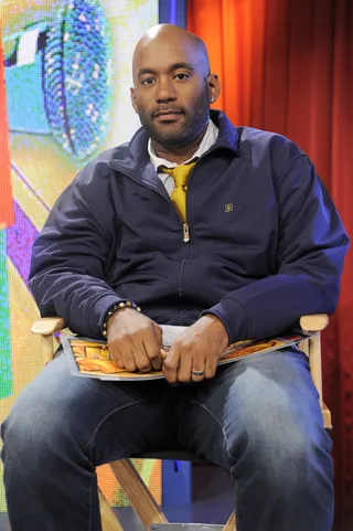 One Cool Wiley - Jason Wiley getting set to judge Freestyle Friday at BET's 106 &amp; Park (Photo: John Ricard / BET)