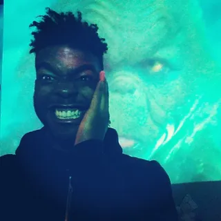 Luke James @wolfjames - &quot;They call me the mean one.&quot; Did Luke James steal Christmas? The R&amp;B singer does his best Grinch impersonation and it's pretty spot on. Scary.(Photo: Luke James via Instagram)