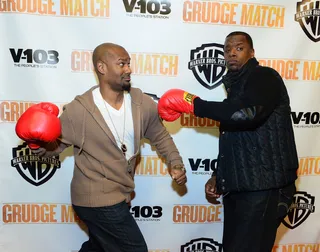 Put Up Your Dukes - Big Tigger and Kordell Stewart attend the Grudge Match screening at AMC Parkway Pointe in Atlanta. (Photo: Paras Griffin/Getty Images)