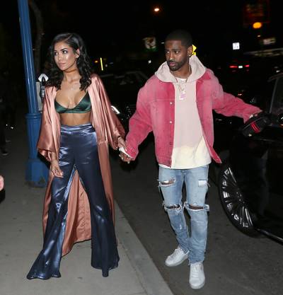 Follow the Leader - The rapper and singer party together, too! They hit Delilah night club to celebrate Kendall Jenner's 21st birthday in West Hollywood, California.(Photo: Photographer Group / Splash News)