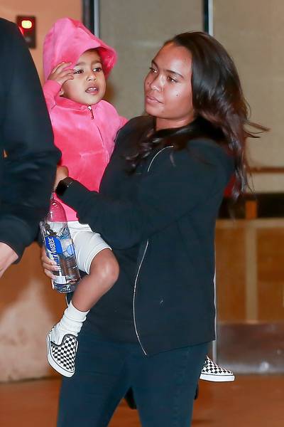 But Pink??? - Paps caught North out and about for the first time since her dad's breakdown. The toddler is infamously known for her neutral wardrobe, much like KimYe, so bright pink is certainly a new look for her.(Photo: Splash News)