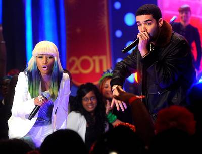 33. “Make Me Proud,” Drake - Nicki and Drake keep the &quot;are they or aren't they?&quot; rumors going strong with this bubbling down-tempo duet, trading verses and Auto-tuned harmonies.(Photo: Brad Barket/PictureGroup)