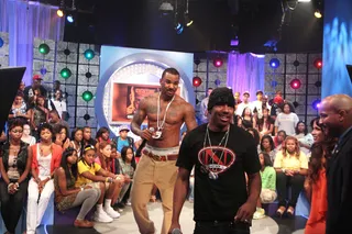 Nick Cannon and Game - The two artists rocked the Livest Audience with star energy.(Photo: Terrence Jennings/PictureGroup)