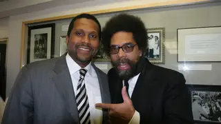 Cornel West and Tavis Smiley Launch Nationwide Poverty Tour - Princeton professor Cornel West and PBS talk show host Tavis Smiley, both vocal critics of President Obama, embarked on a &quot;poverty tour&quot; Sunday in Chicago that will take them to 16 poor communities across the nation. The tour seeks to highlight what they say is lack of effort by both the president and Congress to address the needs of the Americans who have been hardest hit by the recession, West says.(Photo: www.newsone.com)