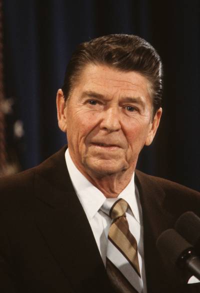 1983 - Congress passes and President Reagan signs legislation creating Martin Luther King Jr. Day.\r(Photo: Landov)