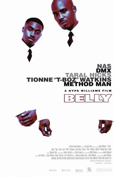 Beast in the Belly - Nas made his Hollywood debut as the star and co-writer of Hype Williams' 1998&nbsp;Belly. The film became a cult classic, both because and in spite of Esco's awkward acting (&quot;We going to Africa!&quot;).&nbsp;(Photo: Courtesy Big Dog Films)