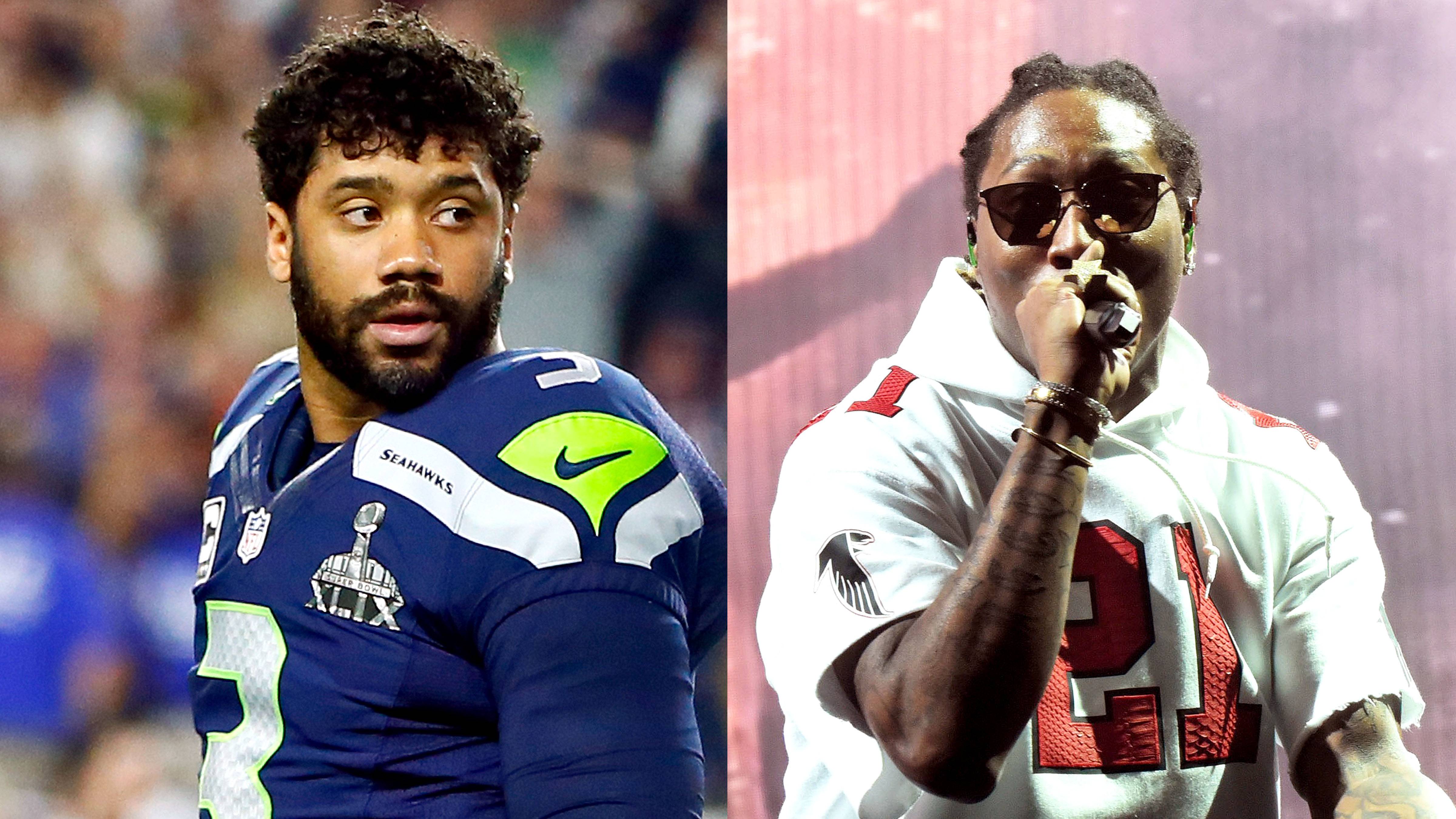 Future Attends Russell Wilson's Seahawks vs. Falcons Game