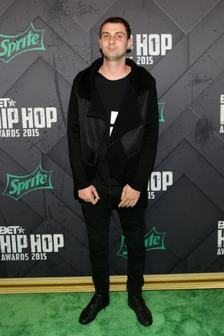 Going With the Fadd - It's all about the fads! Tony Fadd, producer of Fetty Wap's hit "Trap Queen" rocks an all-black look perfect for his debut on the green carpet! (Photo: Bennett Raglin/BET/Getty Images for BET Networks)