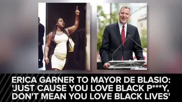 News, 2016, Erica Garner, Eric Garner, Twitter, New York, Mayor de Blasio, Bill de Blasio, Black Lives Matter, NYPD 
