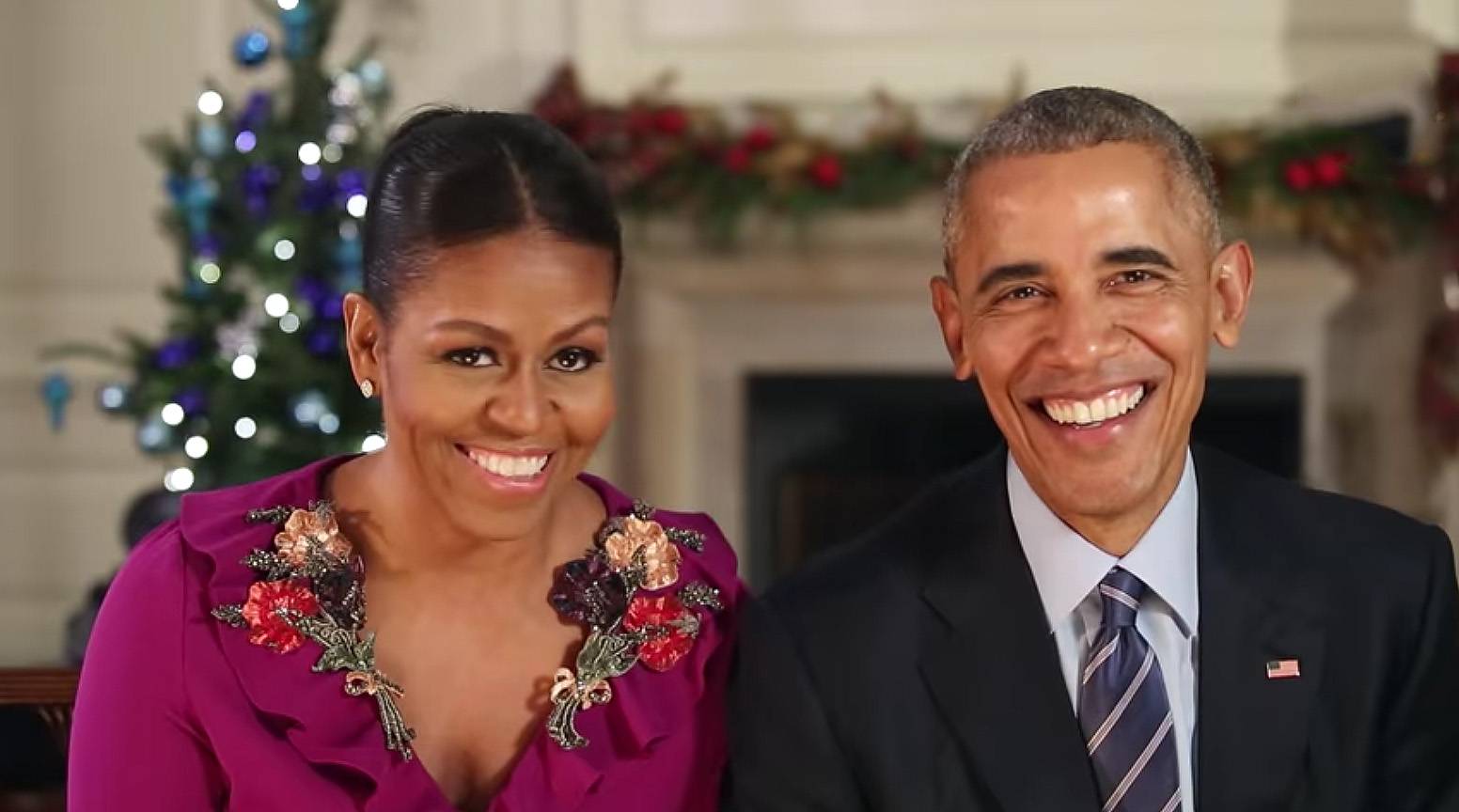 Watch The Beautiful Obamas Deliver An Adorable Final Christmas Weekly