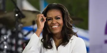 Michelle Obama on BET Buzz 2021.