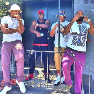 On the Block - "N****s scared of me, my partners say / They begging for the chopper play / Bodyguard killers, got a house where Kevin Costner stay." — "Cartoon" (Photo: Young Dro via Instagram)