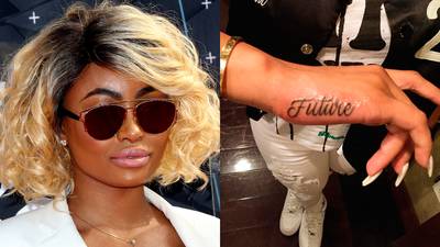 Blac Chyna - Blac Chyna and Future?!?! We're confused as to whether they are actually a thing or if the model simply jumped the gun on this one. Nevermind the fact that she got the rapper's name tatted on her hand, but she also chose to post the pics on&nbsp;Ciara's birthday. Shade or Nah?Well, she got shade thrown back at her when Future tweeted, “Single &amp; focusing on what makes me happy.” This is an all around fail! By Jazmine A. Ortiz(Photos from Left: Frederick M. Brown/Getty Images for BET, Blac Chyna via Instagram)